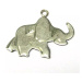 AutorskeSperky.com - Stříbrný přívěsek slon - S3637