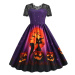 Áčkové šaty ve stylu vintage na Halloween