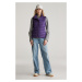 VESTA GANT LIGHT DOWN VEST PANSY PURPLE