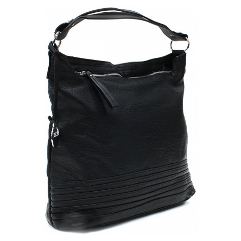 Černá velká dámská kabelka přes rameno Courtlyn Mahel