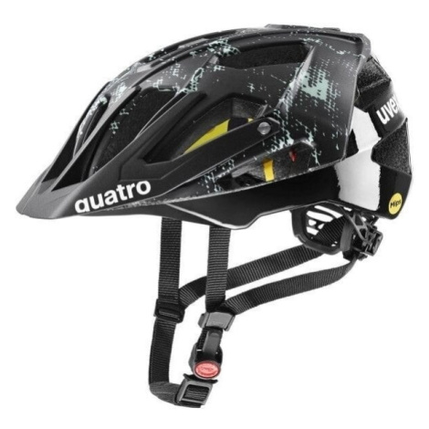 UVEX Quatro CC Mips Black/Jade Matt Cyklistická helma