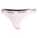 Calvin Klein 3PK THONG Dámské kalhotky, bílá, velikost