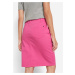 Bonprix BPC SELECTION riflová sukně Barva: Růžová, Mezinárodní