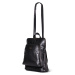 Bagind Miley Sirius - dámský kožený kabelko-batoh s kapsou černý