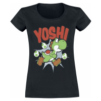 Super Mario Yoshi Dámské tričko černá
