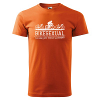 DOBRÝ TRIKO Pánské tričko s potiskem Bikesexual