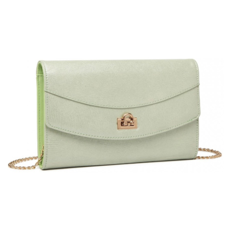 Miss Lulu dámská elegantní společenská kabelka LP2219 - zelená