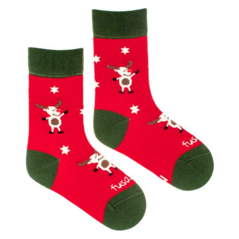 Dětské ponožky Sob vánoční Fusakle