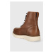 Kožené boty Tommy Hilfiger TH AMERICAN WARM LEATHER BOOT pánské, hnědá barva, FM0FM04668