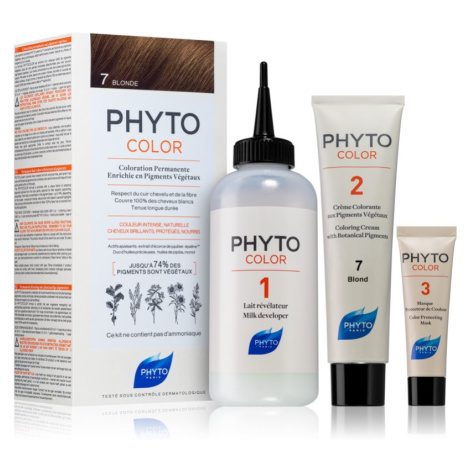 Phyto Color barva na vlasy bez amoniaku odstín 7 Blonde