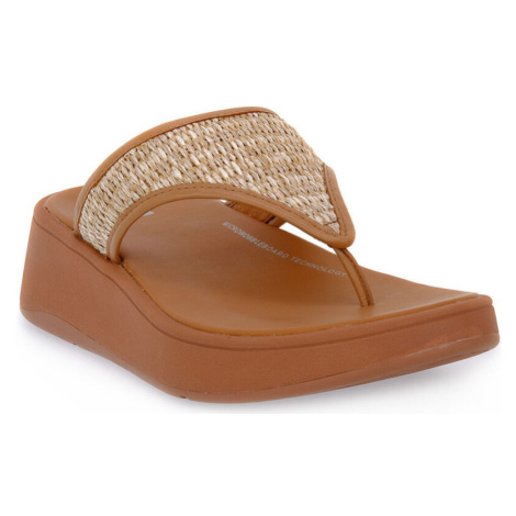 FitFlop F MODE WOVEN RAFIA Béžová