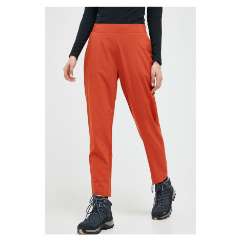 Sportovní kalhoty Helly Hansen Thalia 2.0 dámské, červená barva, hladké, 11939