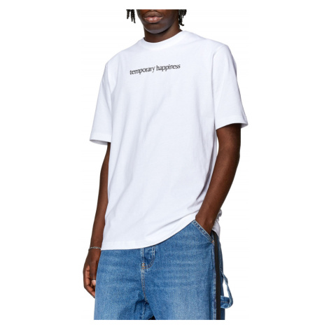 Tričko diesel t-just-l7 t-shirt bílá