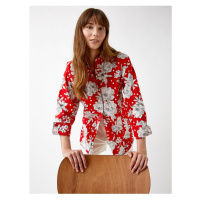 Košile s květinovým vzorem, dlouhý rukáv, bavlna