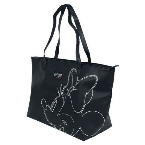Mickey & Minnie Mouse Minnie Maus Nákupní taška cerná/bílá