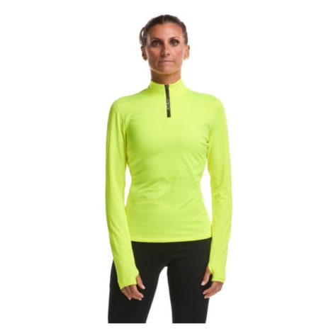Dámská mikina na zip EKOI Perf RUNNING Žlutá fluo Ekoï