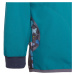 Dětská softshellová bunda bez zateplení - Unuo Pejsci, smaragdová Barva: Zelená