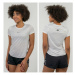 NEBBIA - Dámské tričko na cvičení 438 (white) - NEBBIA
