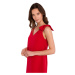 model 18185779 Jednoduché šaty červené - Makover