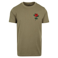 Pánské tričko Rose - olivové