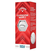 Callaway Chrome Soft 2024 White Golf Balls Triple Track 3 Pack
