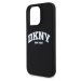 DKNY Liquid Silicone Arch Logo MagSafe Zadní Kryt pro iPhone 16 Pro Max Black