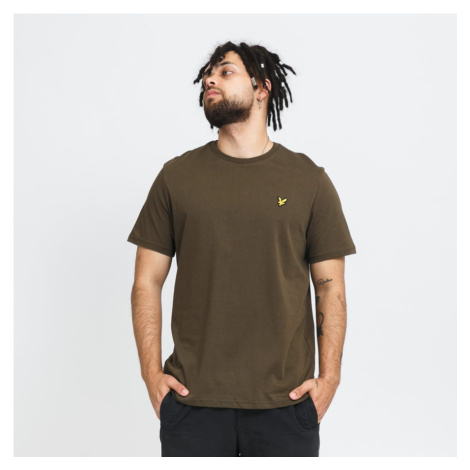 Lyle & Scott Plain T-Shirt tmavě olivové