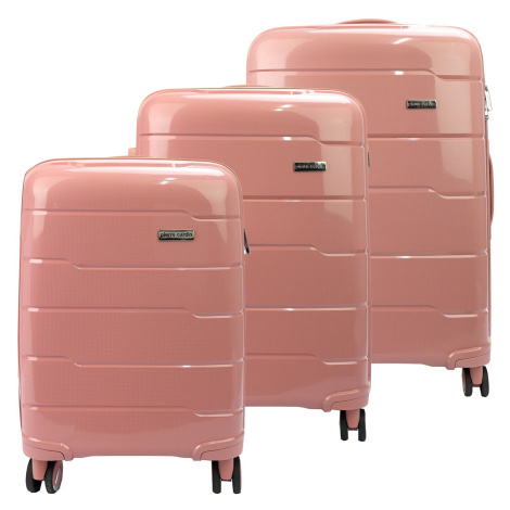 Sada cestovních kufrů Pierre Cardin LEE01 103 x3 Z růžová