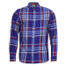 Tommy Jeans TJM CLSC ESSENTIAL CHECK SHIRT Tmavě modrá