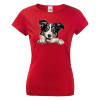 Dámské tričko Border kolie - tričko pro milovníky psů