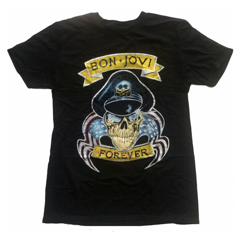 Bon Jovi tričko, Forever Black, pánské RockOff