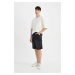 DEFACTO Cargo Fit Jean Bermuda Shorts