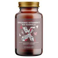 BrainMax Organic Vitamin C BIO Acerola, vitamín C z Aceroly, 60 rostlinných kapslí