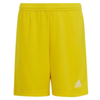 adidas ENTRADA 22 SHORTS Juniorské fotbalové šortky, žlutá, velikost