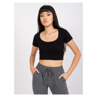 ČERNÝ CROP TOP MONTREAL -BLACK Černá