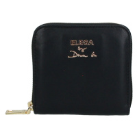 ELEGA by Dana M Malá zipová peněženka černá hladká/zlato