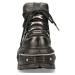 boty kožené unisex - ITALI NEGRO - NEW ROCK - M.TANK006C-S1