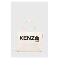 Kabelka Kenzo Utility Small Tote Bag béžová barva, FE68SA910F36.03