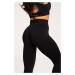 Gym Glamour Legíny Basic Scrunch Black Barva: Černá