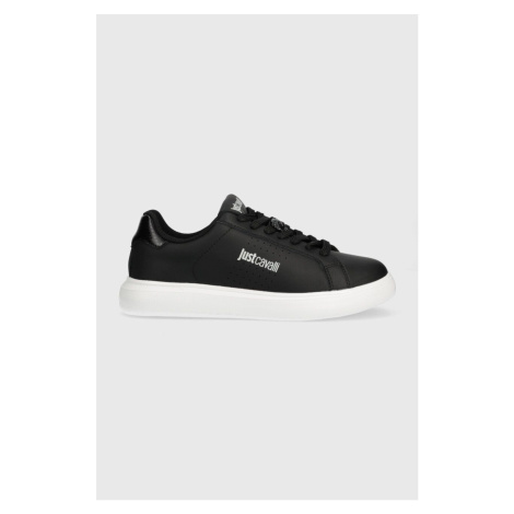 Sneakers boty Just Cavalli černá barva, 75RA3SB3 ZP279 899
