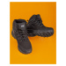 Outdoorowe wysokie męskie buty trekkingowe DK czarne