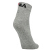 Fila QUARTER PLAIN SOCKS 3P Ponožky, černá, velikost