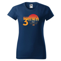 DOBRÝ TRIKO Dámské tričko s potiskem k narozeninám 30 let myslivost Barva: Půlnoční modrá