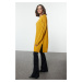 Trendyol Mustard Pearl and Stone Detailed Knitwear Sweater