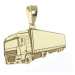Zlatý přívěšek kamion PA1120ZFV + Dárek zdarma