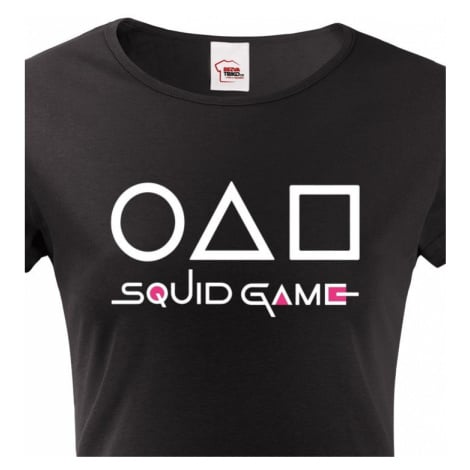 Dámské tričko ze seriálu Squid game- Oblíbený seriál Hra na oliheň BezvaTriko
