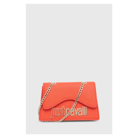 Kabelka Just Cavalli oranžová barva, 76RA4BB7 ZS766