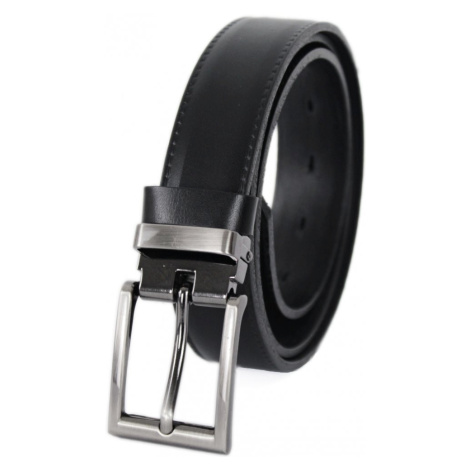 Penny Belts Pánský společenský kožený opasek 230-020-8 černý