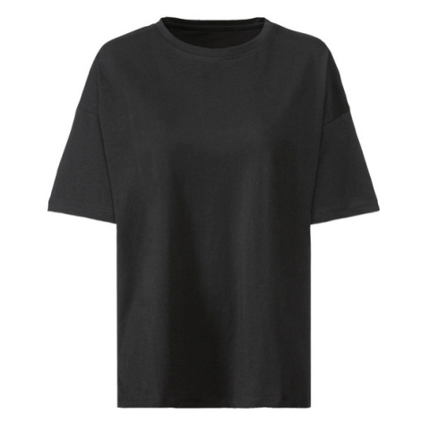 esmara® Dámské dlouhé triko (černá s potiskem)