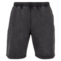 Heavy Sand Washed Sweat Shorts - black